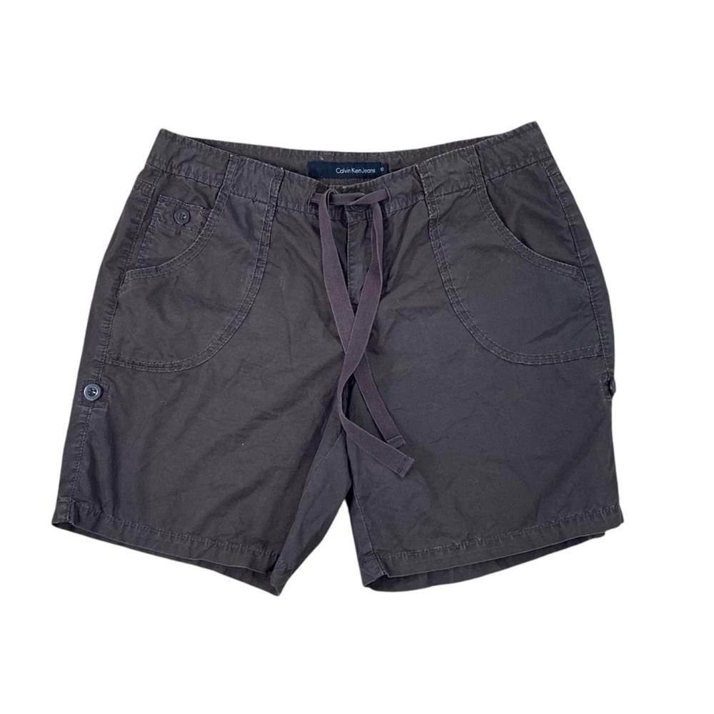Woman’s Calvin Klein brown adjustable inseam shorts size 10